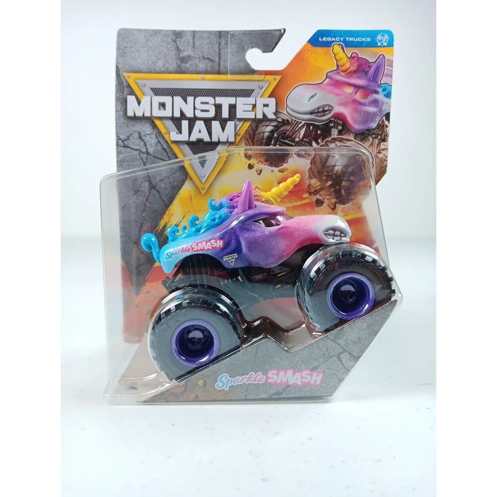 2025 Monster Jam Truck SPARKLE SMASH Legacy 1:64 Series 43 New Release